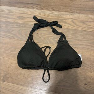 Army green Triangle Bikini Top Mossimo size small